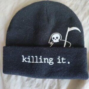 Hot Topic Killing It Grim Reaper Toque Beanie Hat